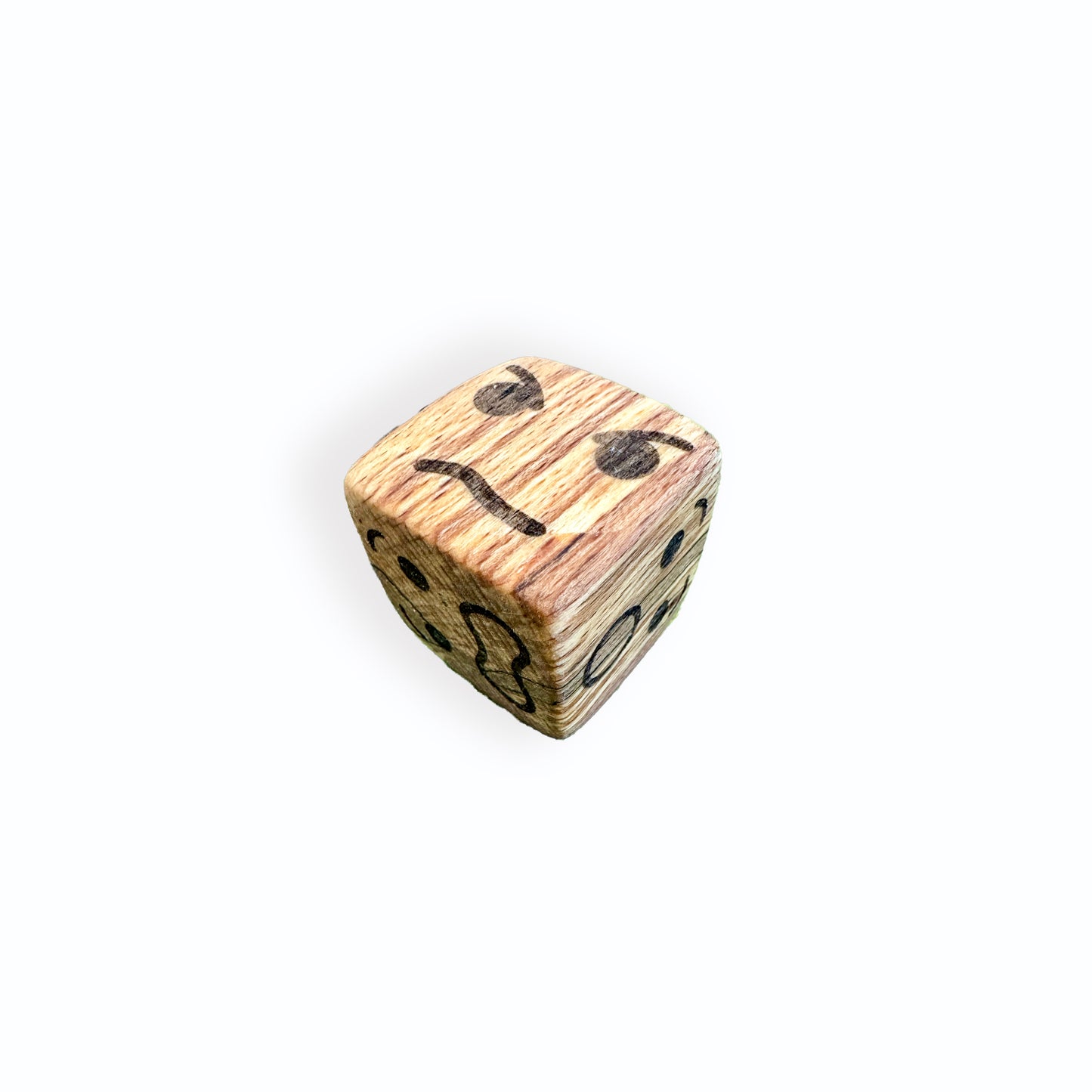 #Gefühlswürfel aus gestockter Eisbuche (Sonderedition)